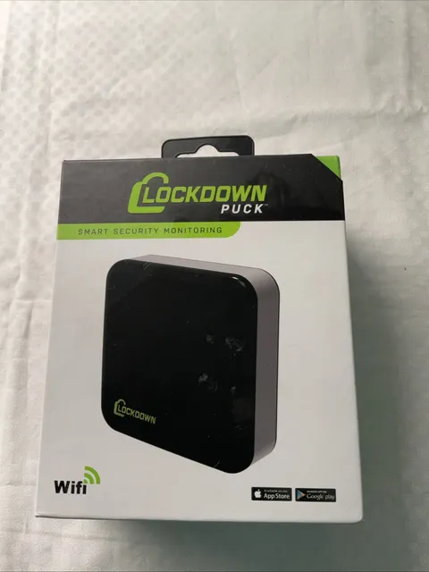 Lockdown Puck Monitoring Device with WiFi Connection 1099416 OPEN BOX