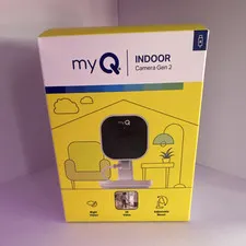 myQ Indoor Camera Gen 2 2K Wi-Fi Indoor Security Camera White Night Vision
