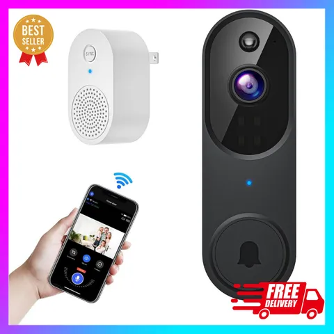 New Video Doorbell 1080p HD Camera WI-FI Night Vision Motion Detection Wireless