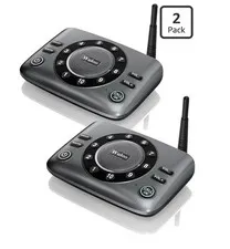 Wuloo Wireless Home Intercom System 2 Pack S600-P2 Multi Channel