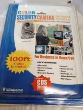 Wisecomm Color Day/Night Indoor Security Camera OC960 Night Vision-Audio NEW!