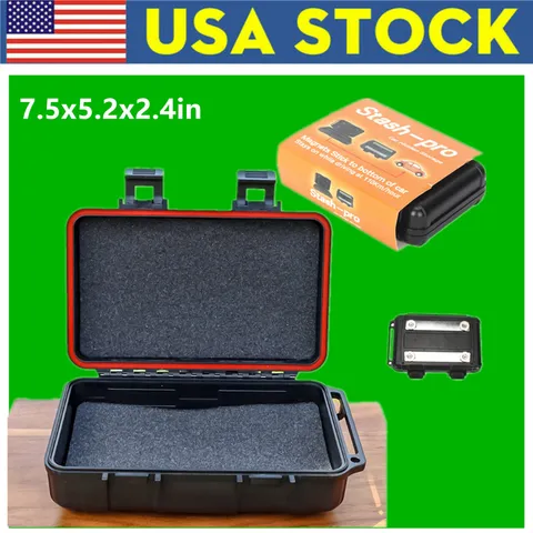 Magnetic Hidden Stash Box Under Car Secret Compartment Security Safe Container7"