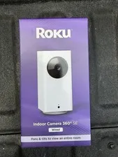 Roku Smart Home Indoor Camera 360° SE Wi-Fi®-Connected - Wired Security NEW