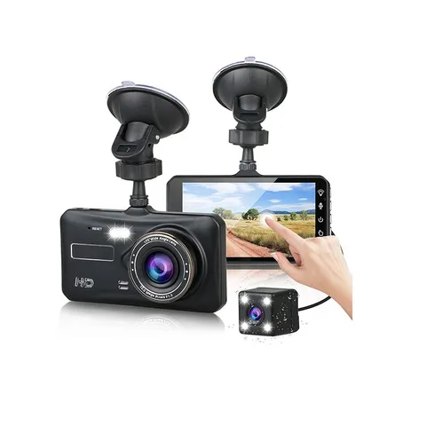 Dash Cam Front and Rear Camera Black Box HD 1080P Night Vision Driver Recorder