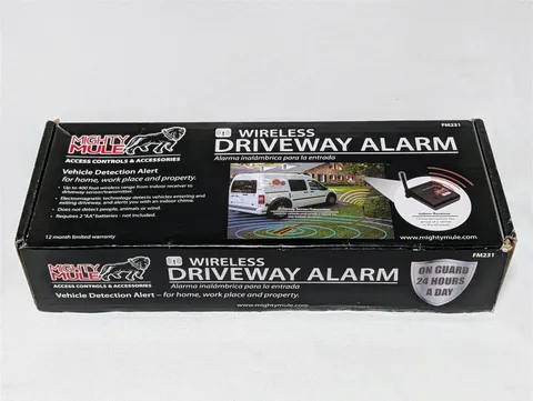 Mighty Mule FM231 Wireless Driveway Alarm Vehicle Detection - BRAND NEW !