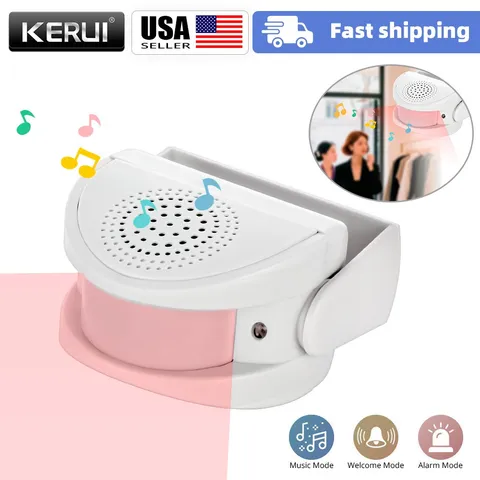 Wireless Door Bell Chimes Open Welcome Entry Motion Sensor Alarm Security