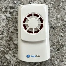 SimpliSafe 105 dB Wireless Siren 1st Gen Home Security Alarm Auxiliary WS1000