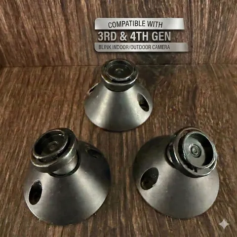 Lot of 3 OEM Original Mount for BLINK 3rd & 4th Gen Outdoor/Indoor Camera BLACK
