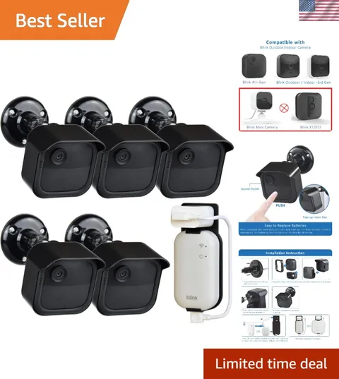 All New Blink Outdoor 4th & 3rd Gen Camera Mount Bracket,5 Pack Full Weather ...