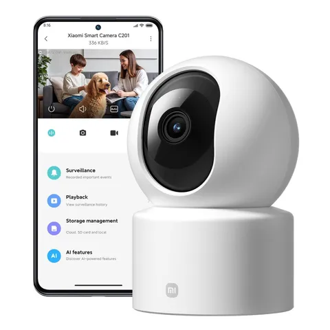 XIAOMI C201 Indoor Camera 1080P HD, Security Camera, Baby C201, White 