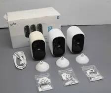 Arlo Essential XL VMC3352 Outdoor Wireless 2K 3 Cameras Set