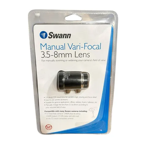 Swann 3.5-8mm Vari Focal Security Camera Lens CS Mount New Sealed