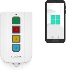 Flexfob 4-Button Smart Fob, up to 8 Functions, Trigger Alexa Routines & IFTTT Ap