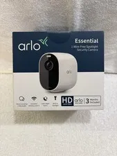 New Arlo Essential 1  Wire-free Spotlight Security Camera White
