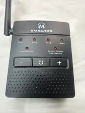Emacros Wireless Receiver for Solar Driveway Alarm System 1/2 mi. Transmit Range