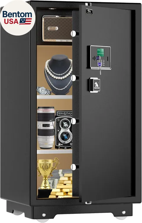 【US STOCK】 7.2 Cubic Feet Extra Large Heavy Duty Safe Box, Home Safe with Double