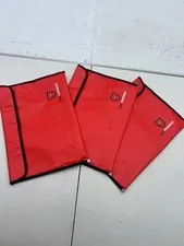 Lot Of 3 DOC FORTRESS FIREPROOF DOCUMENT BAGS SIZE 15” X 11”