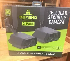 Tactacam DEFEND (Gen 1) Cellular Security Camera 2-Pack DFD-GRD02 Blk