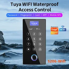 Wifi Standalone Fingerprint Access Control Keypad NFC Rfid Waterproof Backlight