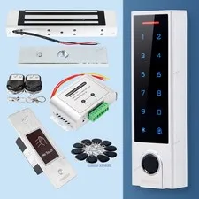 HOMSECUR IP66 APP WIFI Fingerprint Access Control Set Waterproof 180KG Mag Lock