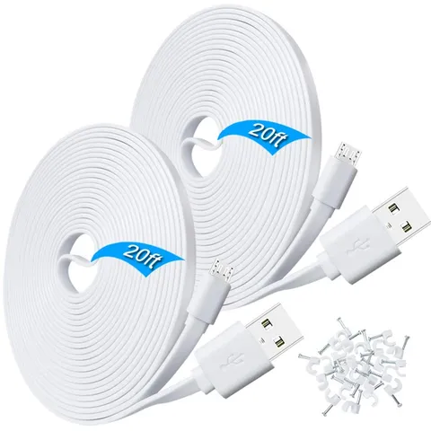 USB Power Extension Cable for Wyze Cam,WyzeCam Pan,YI Home Camera,Nest-Cam In...
