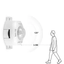 DC 5V-24V 3A PIR Motion Sensor Light Switch IR Detector Time Delay for LED Strip