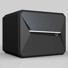 BOFON Fingerprint Smart Safe Box Security Box with Key,1.2 Cubic,Safety Box f...
