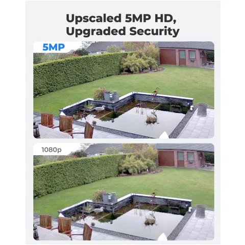 RLC-520A 5MP Outdoor Dome Security Camera with AI Detection