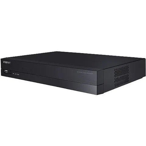 Hanwha ARN-410S 4-Channel PoE NVR with 2TB HDD, Black