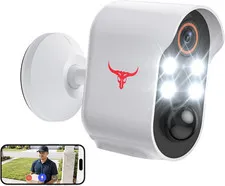 1080P Security Camera, 2.4Ghz Wi-Fi Wireless, Night Vision, PIR Motion Detection