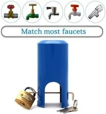 Insulated Garden Hose and casing Lock and Cover - Water Saving Outdoor Faucet