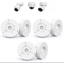 6 Pack PFA130-E Security Camera Junction Box (ABS) Indoor & Outdoor Surveillance