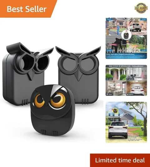Weather Resistant Driveway Alarm System - 1 Receiver & 2 Sensors, 1/2 Mile Range