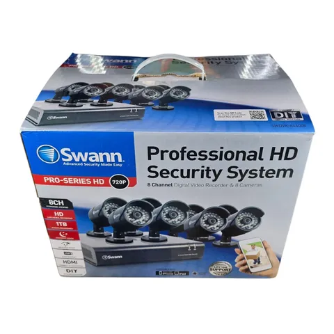 Swann 8 Channel DVR Security System w/ 8 Cameras DVR8-4400 720p System Bundle