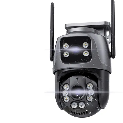Security Outside Camera Wireless 2.4G WiFi Home Indoor Security Cameras Dual ...
