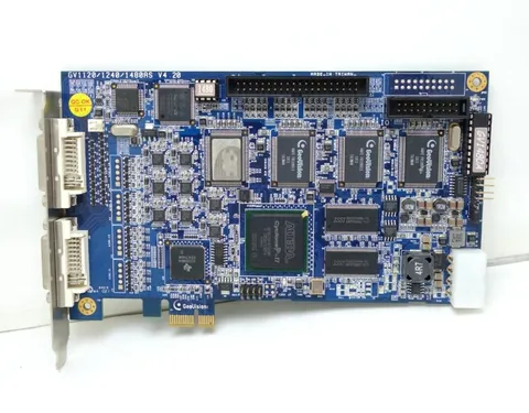 Genuine Geovision GV-1480A V4.20 16Ch PCI-e DVR CCTV Capture Card *NO WIRES*