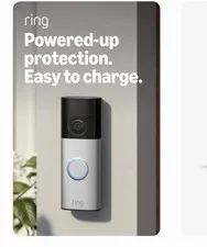 Ring Battery Doorbell Plus (newest model) Retinal 2K with wide angle video up to