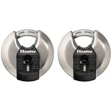 Master Lock M40XT Stainless Steel Disc Lock Padlock 2-3/4 in.