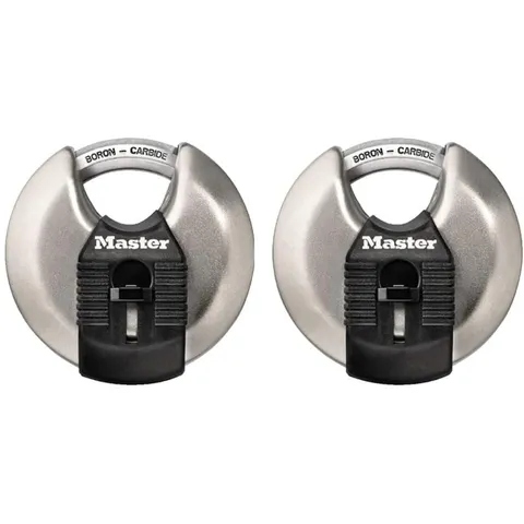 Master Lock M40XT Stainless Steel Disc Lock Padlock 2-3/4 in.