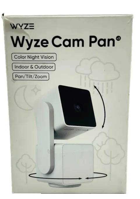 Wyze Pan v3 Wired Indoor/Outdoor 1080P HD Home Security Camera with Privacy Mode