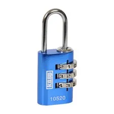 Kasp K10520BLUD Aluminum Combination Lock 20mm Blue