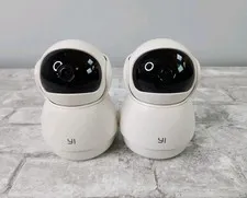 YI Dome Guard 1080p Indoor Security Camera Pan Tilt WiFi Night Vision Lot of 2