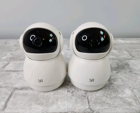 YI Dome Guard 1080p Indoor Security Camera Pan Tilt WiFi Night Vision Lot of 2