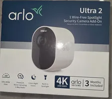 Arlo Ultra 2 UHD 4K Wire-Free Add-on Security Camera - VMC5040-100NAS Retail Box