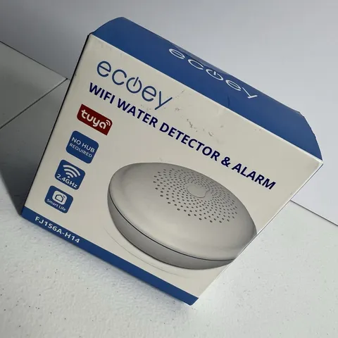 Ecoey FJ156A-H14 WiFi Water Leak Detector & Alarm Tuya Smart Life New Sealed Box