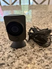 SimpliSafe SimpliCam 1080p Wired Security Camera Black SSCM2)w stand power block
