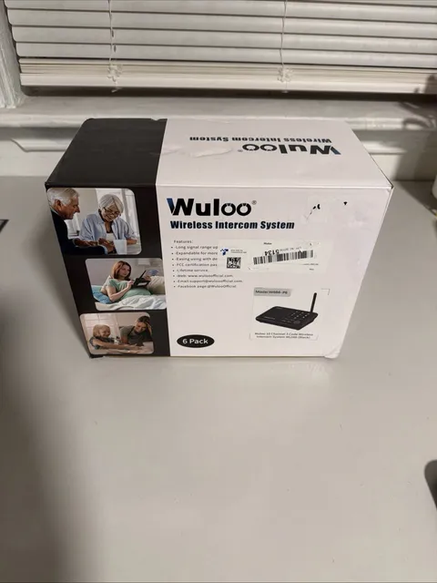 Wuloo Wireless Intercom System for Home Office Room 6 Pack W666-P6
