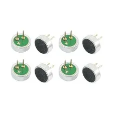 8 pcs. 6mm x 5mm Cylinder Shaped MP3 Condenser Microphone Electrete Pick-up