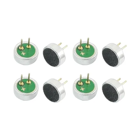 8 pcs. 6mm x 5mm Cylinder Shaped MP3 Condenser Microphone Electrete Pick-up