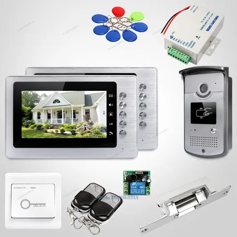 7inch Video Security Door Phone with Mute Mode for Home Security for House/ Flat